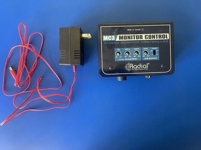 Radial Engineering MC3 Monitor Control Studio Controller w/ Power Supply Powers