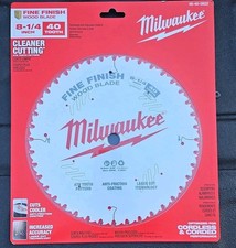 Milwaukee 48-40-0822 8-1/4-Inch 40-Tpi Carbide Fine Finish Circular Saw Blade