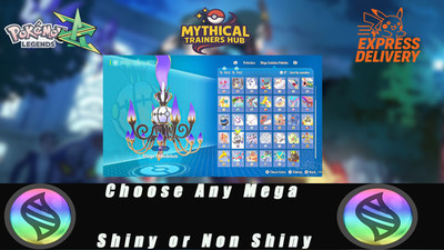 Shiny Megas Battle Ready-6IV+EV Trained- Pokemon Legends ZA 🟢ONLINE NOW