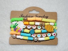 Easter Stretch Bracelet Set 6PC Stackable