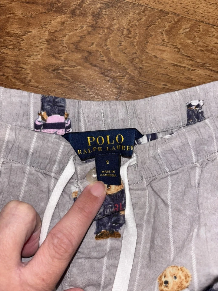 Polo Ralph Lauren Youth Sleep Pants Polo Bear AOP Size Small - Image 3 of 4