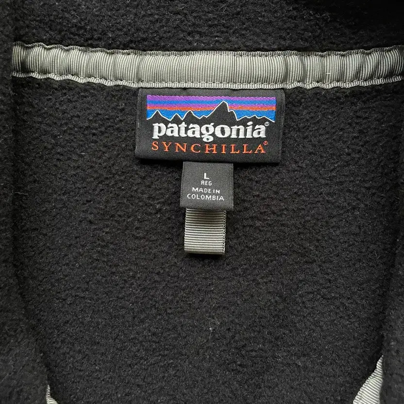 Patagonia Synchilla Black Fleece Jacket - Men’s Size L thumbnail 6