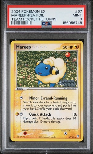 Mareep graded PSA 9 for sale on eBay