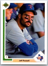 ⚾ 1991 Upper Deck #648 Jeff Russell Texas Rangers