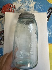 Mason Jar June 30th 1858 Hero Cross Early Glass Beautiful Color