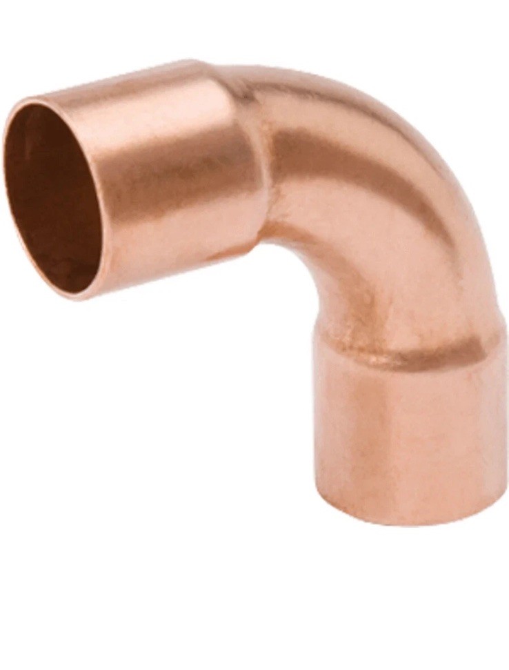 (5) Mueller W02063 Copper 90 Degree Elbow Long Radius 1-5/8 OD C x C