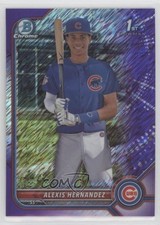 2022 Bowman Chrome Prospects Purple Shimmer Refractor /250 Alexis Hernandez 9hx