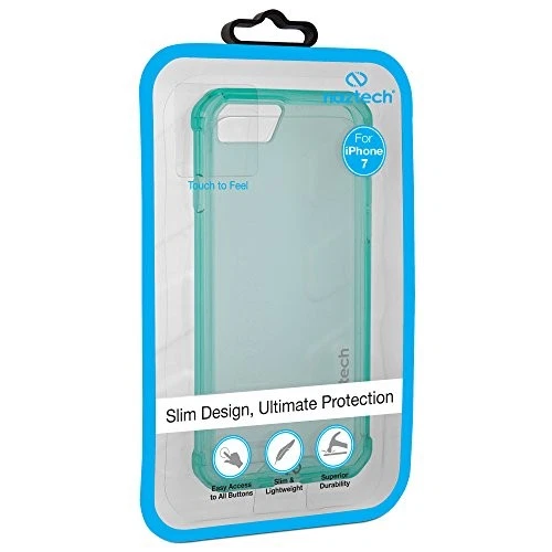 Estuches híbridos de material TPU Naztech 14003 para iPhone 7/8 azules Foto 2 de 3