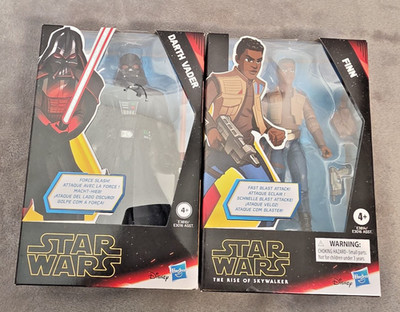 Star Wars Galaxy of Adventures Darth Vader & Finn Lot