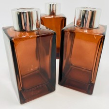 3 X Reed Diffuser Bottles Empty Bottle Square Tall Large Fragrance & Aroma Scent