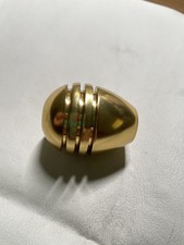 Schaefer Gold Shift Knob Grooved Ridged 38 Marine Boat Car Truck