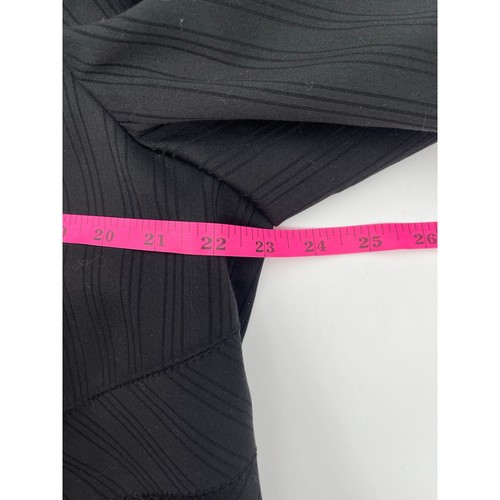 Lane Bryant Pin Stripe Black French Cuff Hook Closure Blazer Size 18 Work Wear - Picture 6 of 6