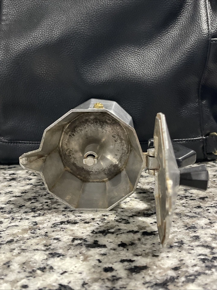 Cafetera espresso Primula Express de aluminio con estufa - Mini olla Moka de 3/4 tazas de 5" de alto Foto 3 de 4