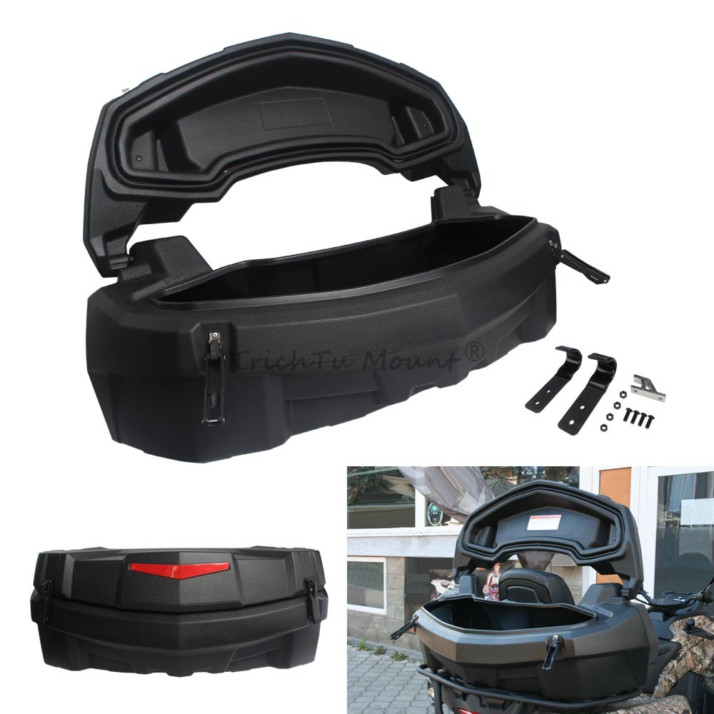 For Can-Am Outlander Max 86L Black UTV Rear Cargo Box Storage Cargo Box Trunk