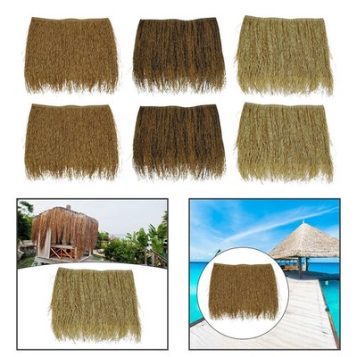 Artificial Palm Thatch Roll DIY Simulation Straw Roof Thatch for Tiki