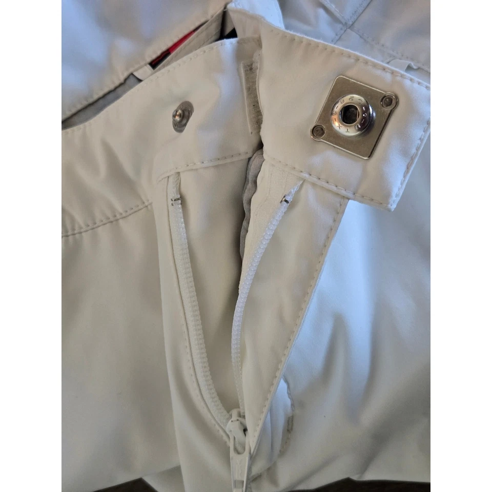 Spyder Kids Ski Snow Pants White Colorblock Size 12 - Image 3 of 4