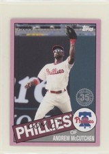 2020 Mini 1985 Topps 35th Anniversary Series 2 Pink 24/25 Andrew McCutchen da9