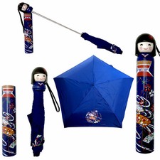 Japanese Kokeshi Umbrella ORIHIME Parasol Maiko Kimono Girl 86cm Made in Japan