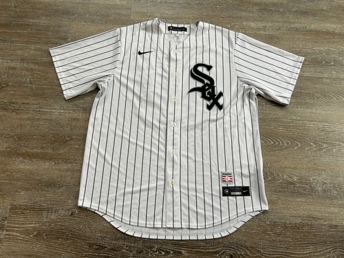 Chicago White Sox Frank Thomas Chicago White Nike Jersey Baseball Pinstripe HOF