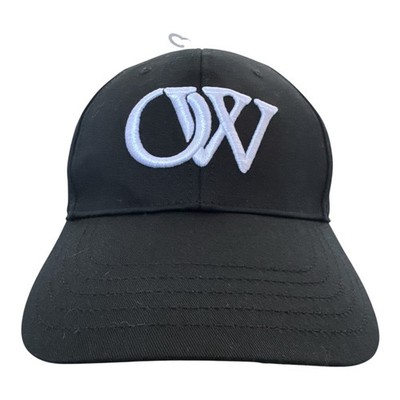 Off-White Baseball Cap Drill Cotton OW Embroidered Cap M / L schwarz SY804