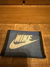 Vintage Late 80s Early 90s Nike Blue Wallet  sweet retro look