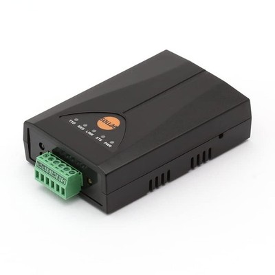 SOLLAE SYSTEMS Industrial Serial to Ethernet Converter, RS422/RS485, TCP, UDP,