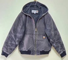 Timberland Pro Men Jacket M Heavy Duty Canvas Distressed Lined Chore Work Grunge