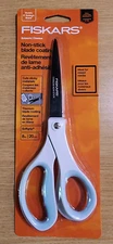 Fiskars Scissors – 8" Non-Stick Titanium Blade for Mixed Media – Softgrip Handle