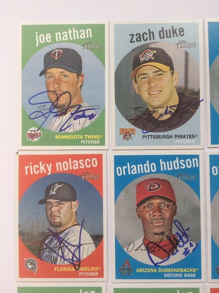 2008 Topps Heritage Autographed Card Will Pass BAS Yankees Red Sox Cubs Astros - Image 2 of 4