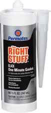 Permatex 29208 The Right Stuff 1 Minute Black Gasket Maker, 5 oz.