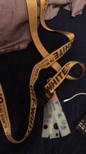 off white belt white