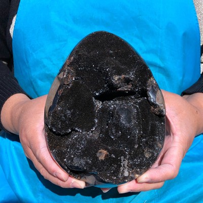 5.56LB Natural Turtle Back Stone Dragon Crystal Cave Crack Gem Healing 2535