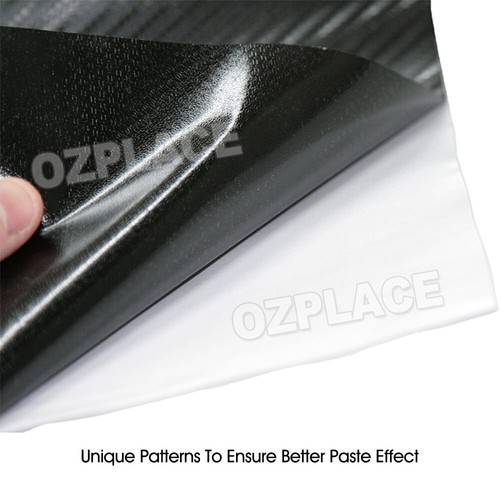 50cm x1.52M 7D Black Carbon Fibre Fiber Vinyl Car Wrap Air Release Film AU - Picture 4 of 9