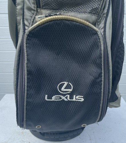LEXUS logo Wilson Lizard Staff Golf Bag Rain Cover 8 Pocket 5 Way Divide - Picture 2 of 11