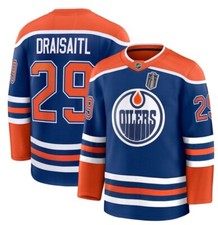 2025 Stanley Cup Final Leon DRAISAITL #29 Edmonton Oilers Hockey NHL Trikot