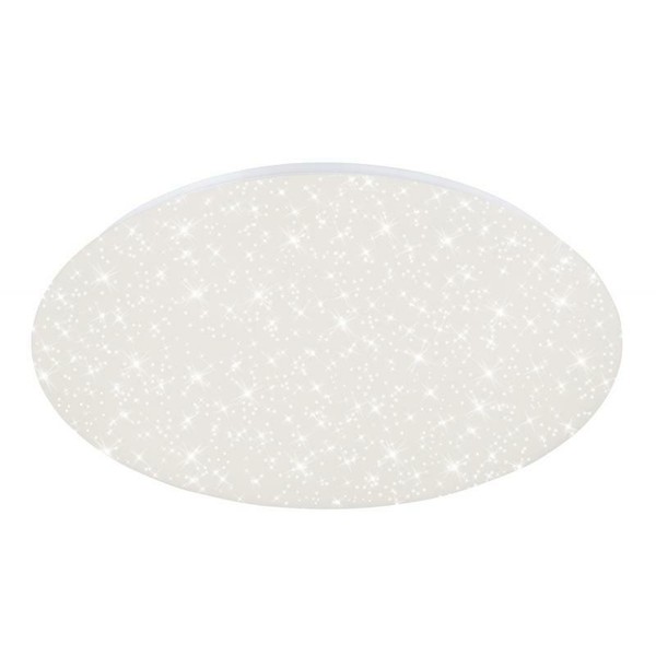 Briloner Cct Led Deckenleuchte Sternenhimmel Sternendekor Weiß-Chrom Ø 56 Cm-image