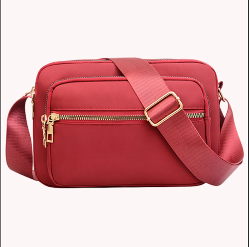 Shoulder Bag Cross Body Messenger Bags Ladies Multi Pocket Nylon Travel Purse - Picture 1 of 10