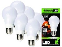 Miracleled 604748 Household Light 7-watt Un-edison Frosted Daylight Bulb, 6-pac on sale Miracleled 604748 Household Light 7-watt Un-edison Frosted Daylight Bulb, 6-pac on sale