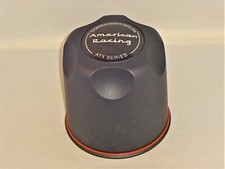 American Racing Atx Series Push Through Black Center Cap 4.25 Tall 1425006022