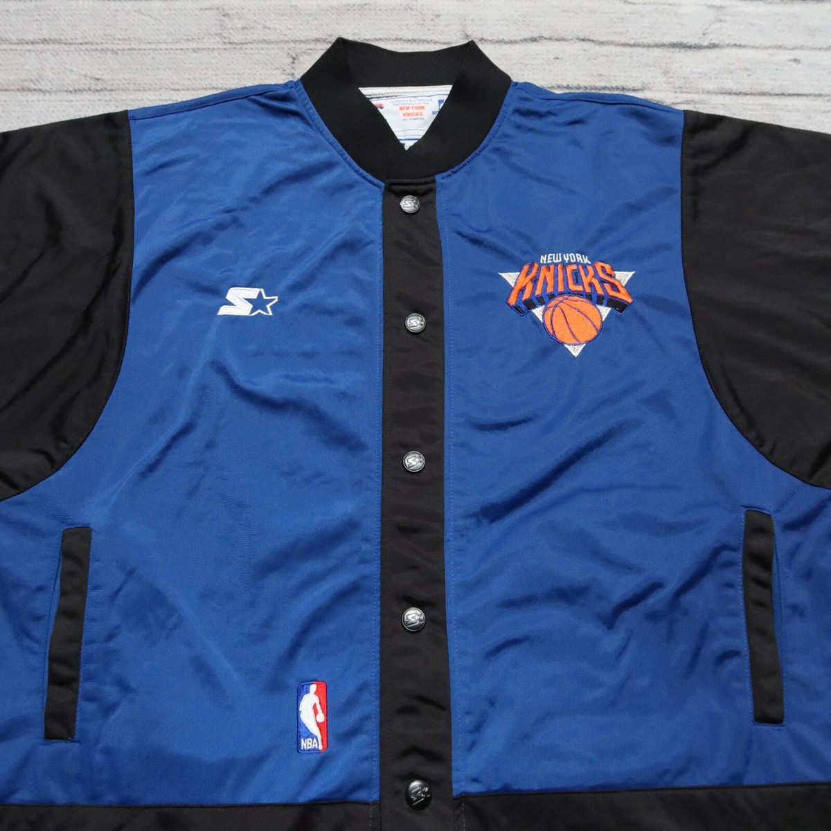 Vintage New York Knicks Basketball Warmup Jacket Team Issued