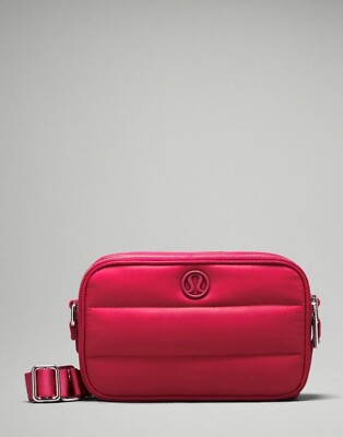 NWT LULULEMON WONDER PUFF CROSSBODY CAMERA BAG 2 L VINTAGE ROSE