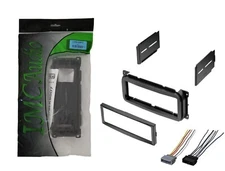 Dash Kit + Harness Radio Mount Stereo Install Trim Single Din Panel Bezel