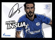 Pablo Insua Autogrammkarte FC Schalke 04 2017-18 Original Signiert+A 172462