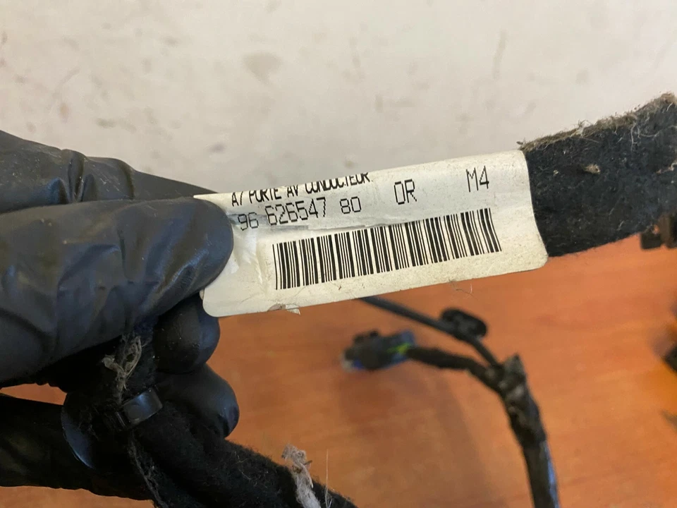 PEUGEOT 207 3 PUERTAS LADO CONDUCTOR PUERTA DELANTERA CABLEADO TELAR 9662654780 Foto 3 de 3