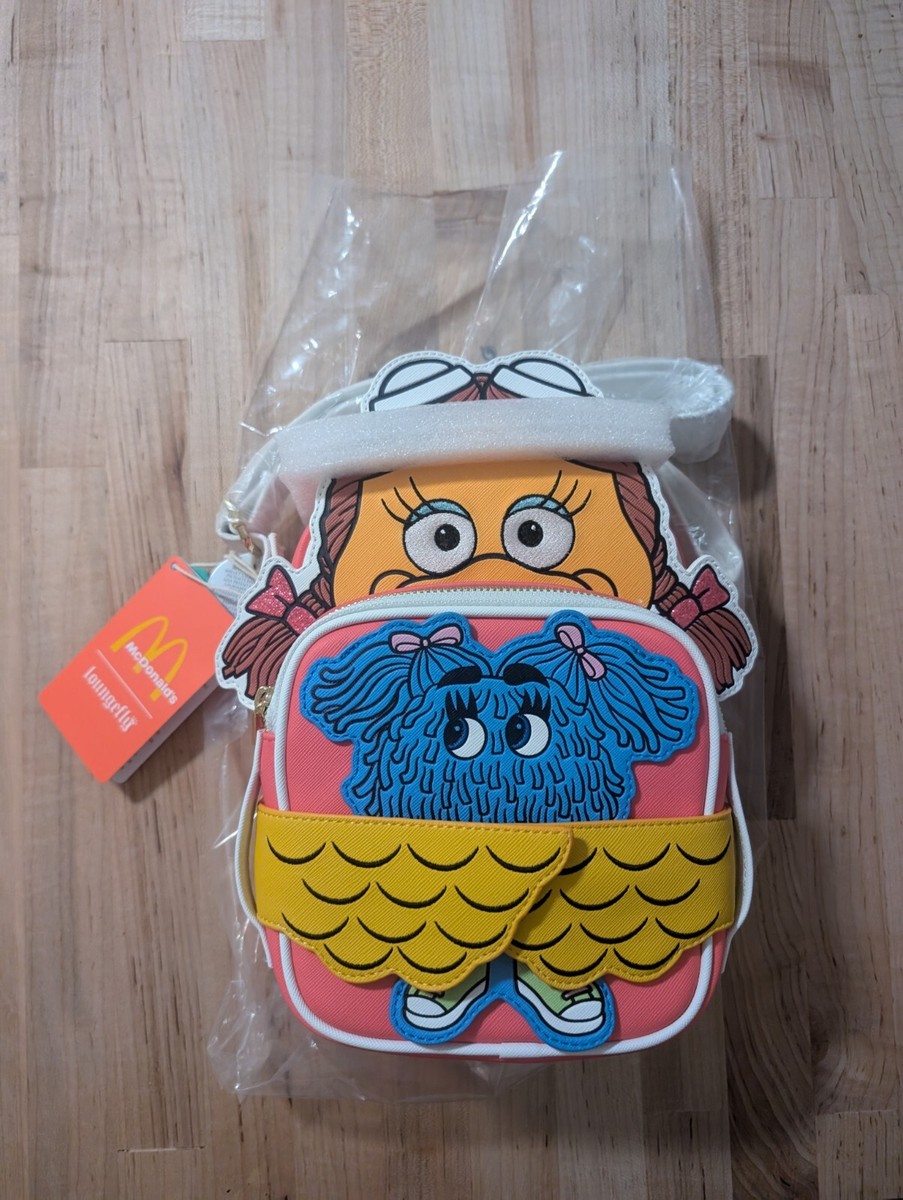 Loungefly McDonalds Birdie the Early Bird Crossbuddies Crossbody/Backpack NWT Loungefly McDonald main image 2