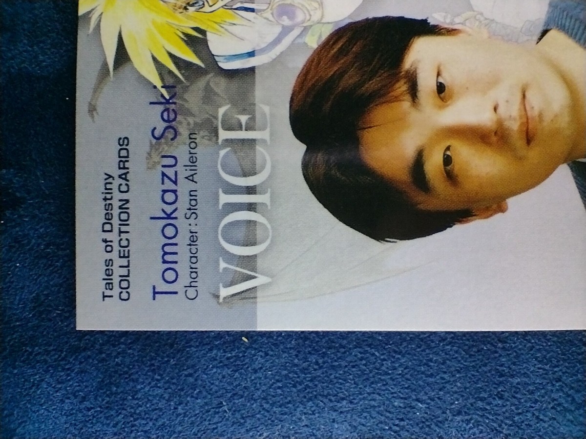 Tales of Destiny Trading Card Voice actor 