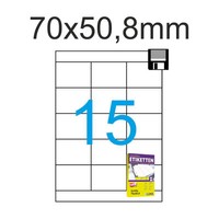 100 Blatt Etiketten 70X50,8 Mm Vielzweck-Aufkleber 70X50 Luma Weiss Bedruckbar