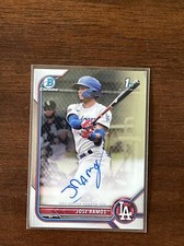 Jose Ramos Autograph 2022 Bowman Chrome Auto CPA-JRS 1st
