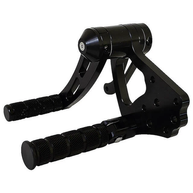 Estriberas de control delantero Billet negras 5/8" 86-99 Harley Softail Chopper 45920 Foto 3 de 4