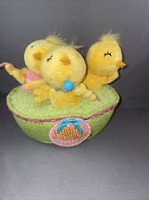 Hallmark Chicks The Happy Easter Tweets animated music singing plush basket toy